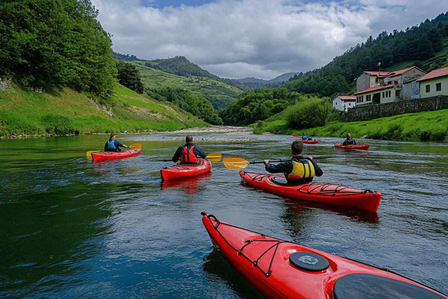 Explora Asturias: disfruta de gastronomía local y aventúrate en ríos con actividades como el Descenso del Sella, rafting y kayak en un entorno natural único.