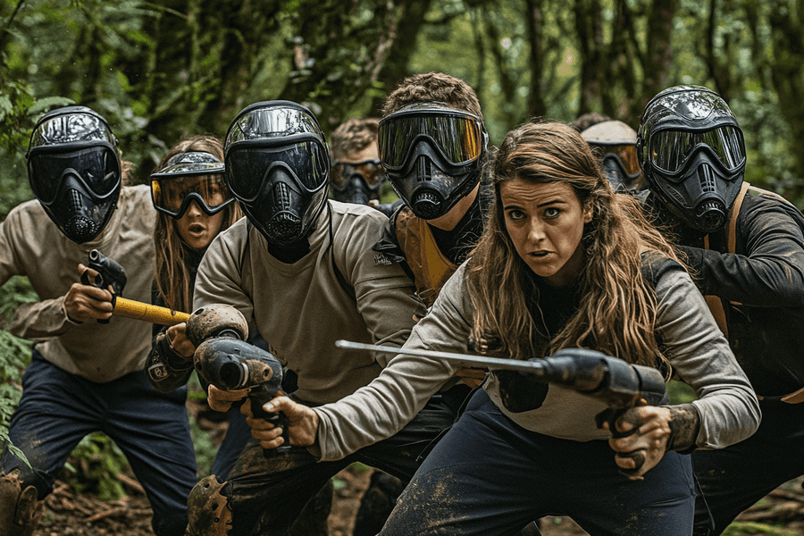 Experimenta cómo el paintball puede mejorar la comunicación y liderazgo en tu equipo mientras disfrutas de adrenalina y fortaleces la cohesión grupal.