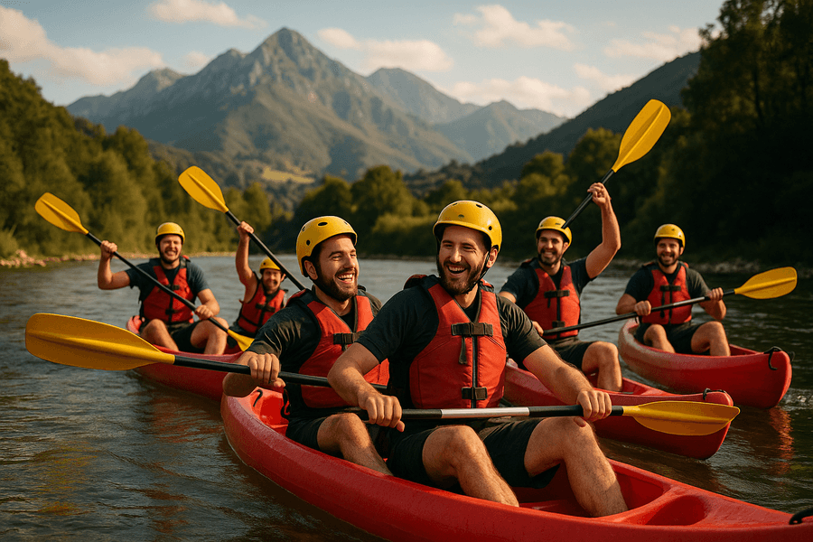 ¿Quieres una despedida de soltero emocionante? Disfruta en Asturias de actividades de aventura como descenso de ríos y barranquismo en plena naturaleza.