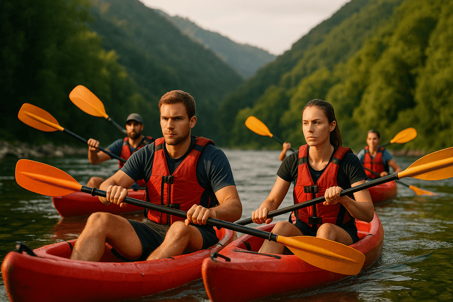 Desciende en canoa por el Río Sella, combinando adrenalina y naturaleza asturiana. Disfruta del verano y la cultura local, siempre respetando el entorno.