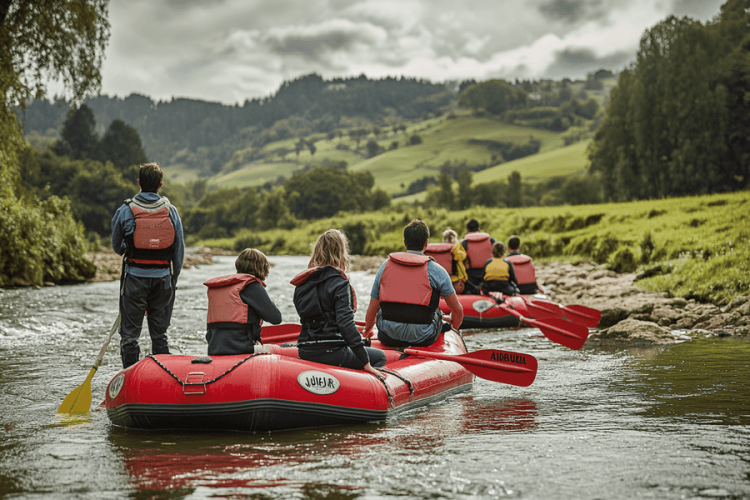 Vive la emoción del rafting familiar en el norte de España. Disfruta la naturaleza y crea recuerdos inolvidables con seguridad y confort. ¡Reserva ahora!