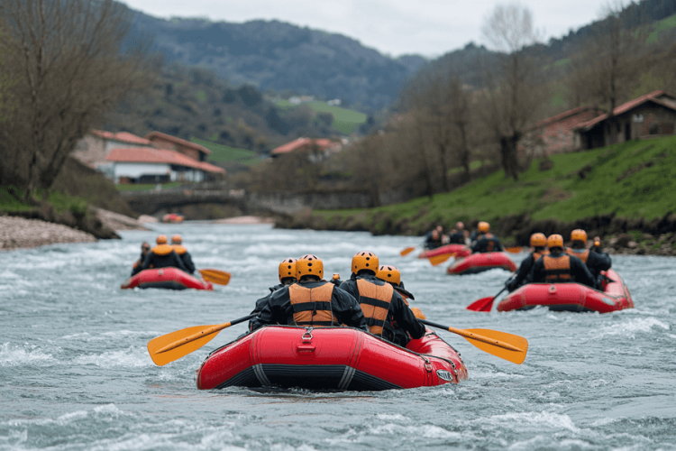 Disfruta del rafting: fortalece tu cuerpo, mejora la concentración, reduce el estrés y vive emociones únicas en la naturaleza con guías expertas.