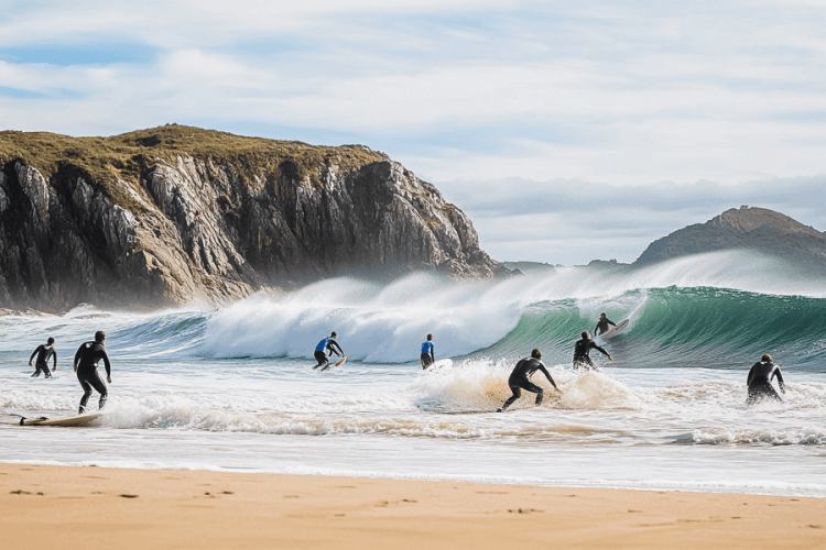 Explora Asturias, el secreto surfista de la península. Domina las olas en playas icónicas, conectado con la naturaleza y cultura local. ¡A surfear!